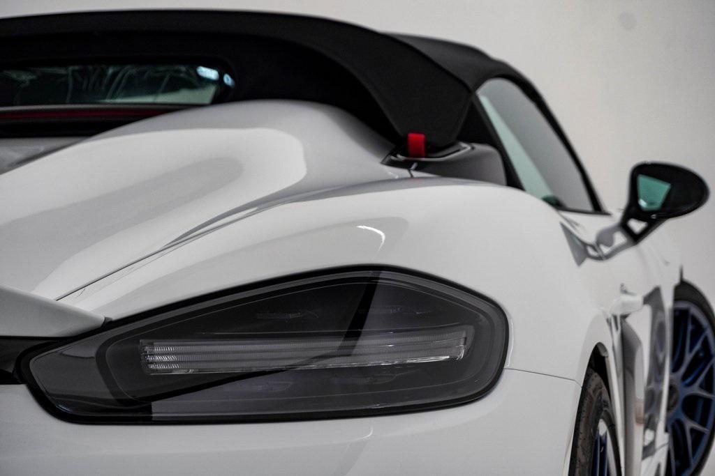 new 2025 Porsche 718 Spyder car, priced at $230,715