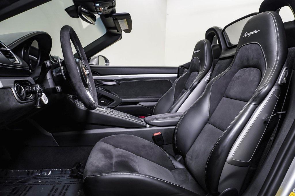 used 2021 Porsche 718 Spyder car, priced at $129,000