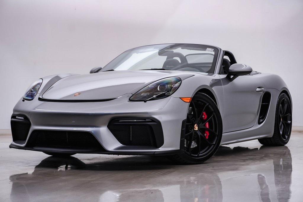 used 2021 Porsche 718 Spyder car, priced at $129,000