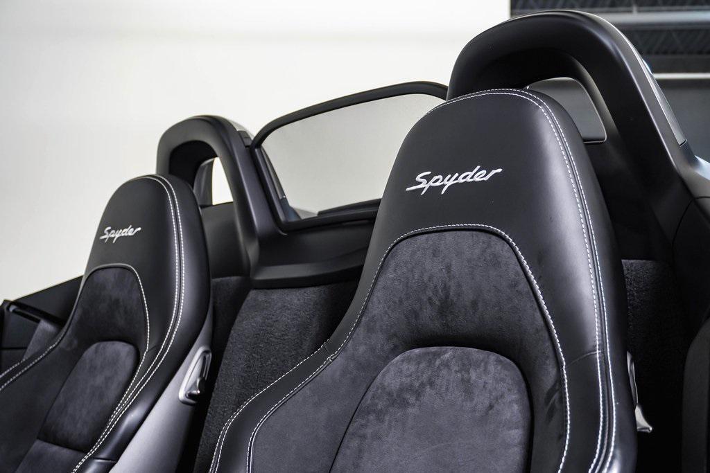 used 2021 Porsche 718 Spyder car, priced at $129,000