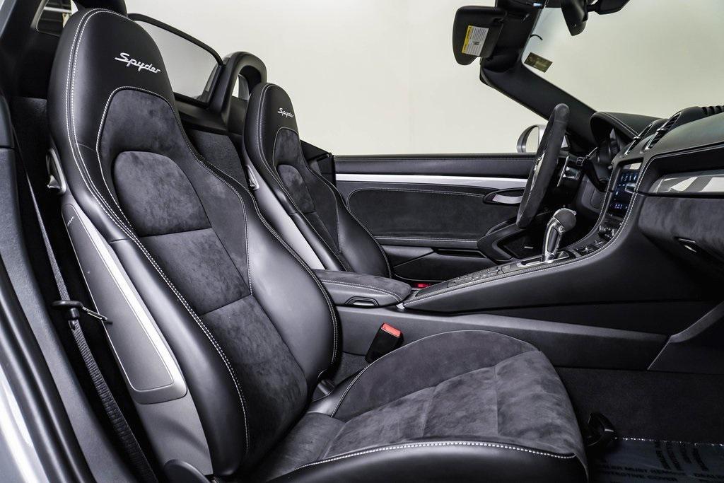 used 2021 Porsche 718 Spyder car, priced at $129,000