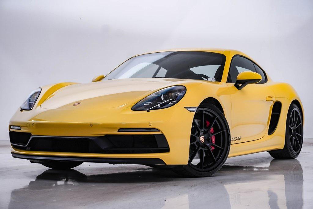 used 2024 Porsche 718 Cayman car, priced at $109,000