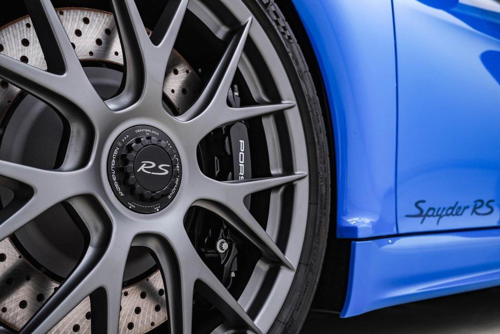 new 2025 Porsche 718 Spyder car, priced at $223,565