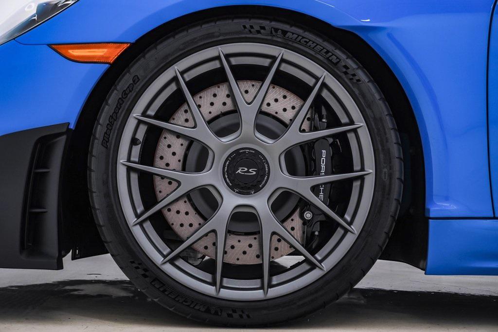 new 2025 Porsche 718 Spyder car, priced at $223,565