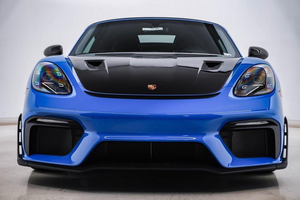 new 2025 Porsche 718 Spyder car, priced at $223,565