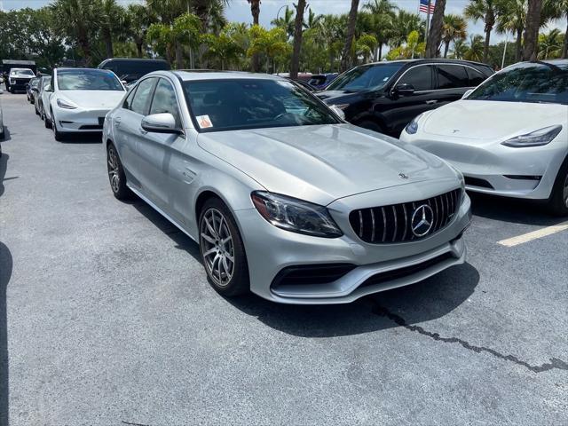 used 2020 Mercedes-Benz AMG C 63 car, priced at $39,990
