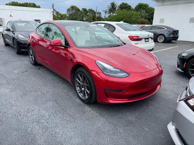 used 2022 Tesla Model 3 car, priced at $25,000