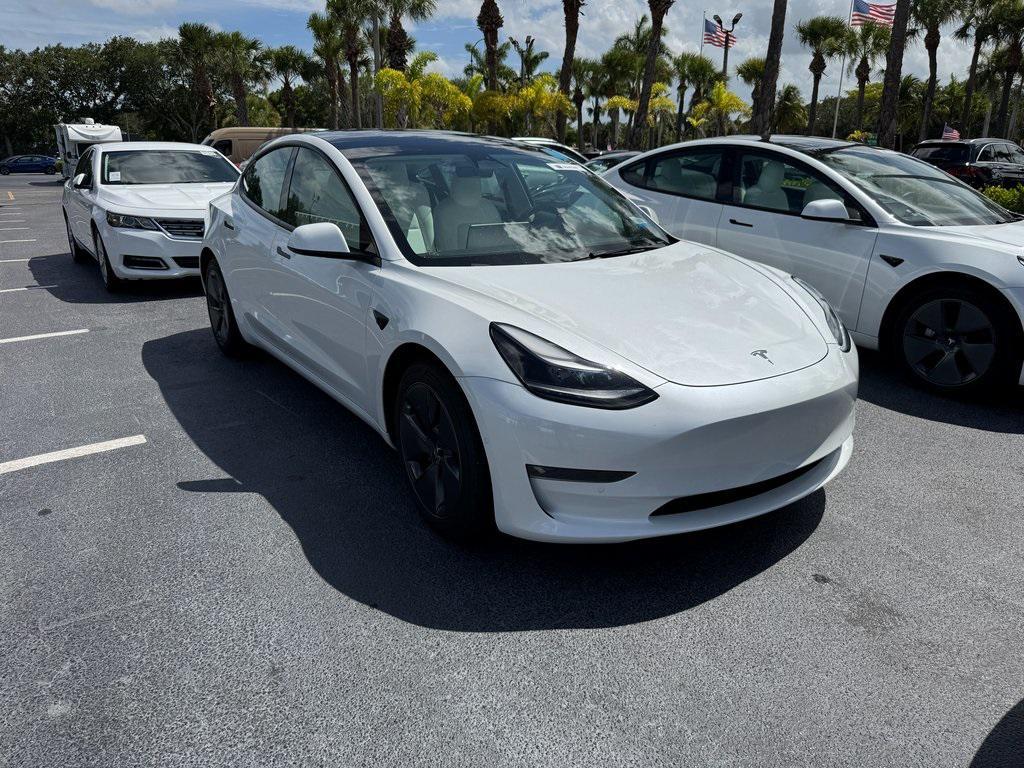 used 2022 Tesla Model 3 car, priced at $25,500