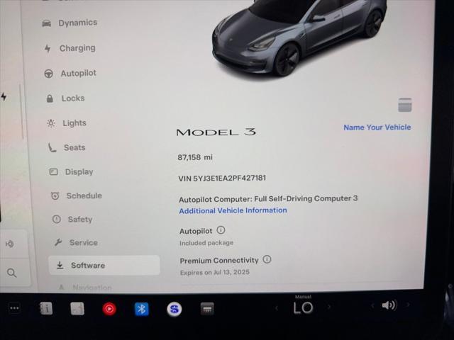 used 2023 Tesla Model 3 car, priced at $19,990