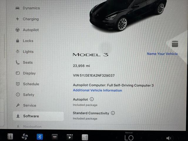 used 2022 Tesla Model 3 car, priced at $25,500