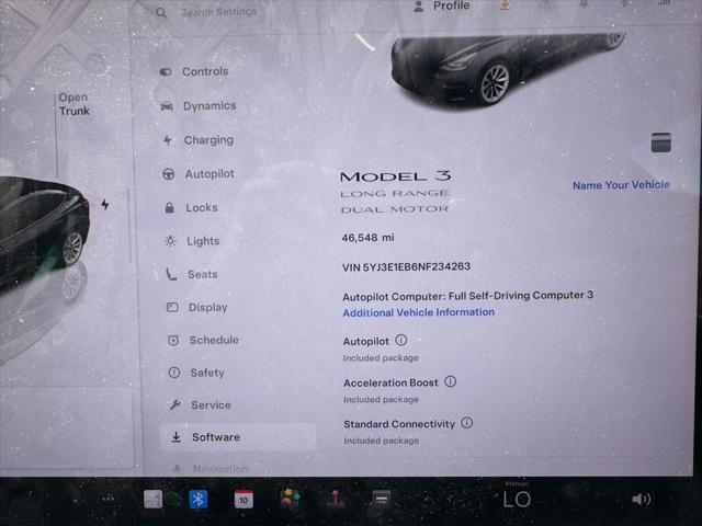 used 2022 Tesla Model 3 car, priced at $23,990