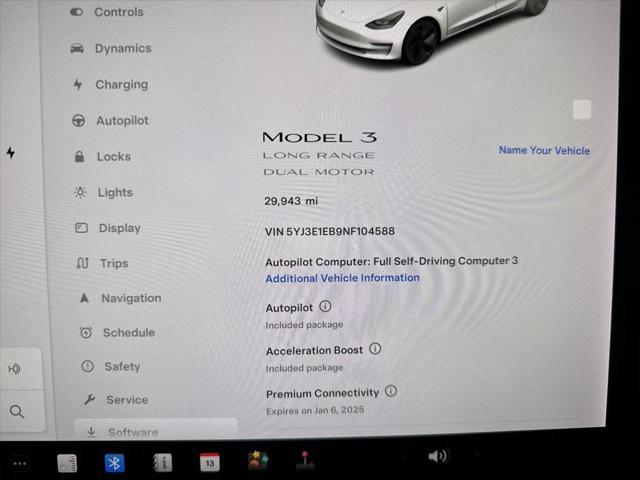 used 2022 Tesla Model 3 car, priced at $25,896