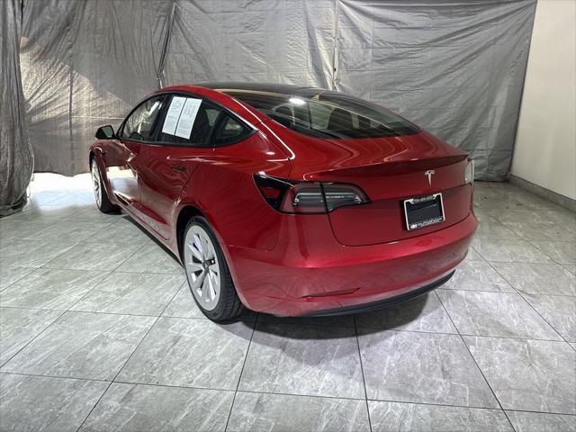 used 2022 Tesla Model 3 car, priced at $24,490