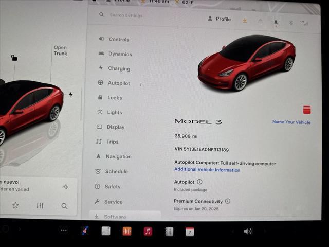 used 2022 Tesla Model 3 car, priced at $24,490