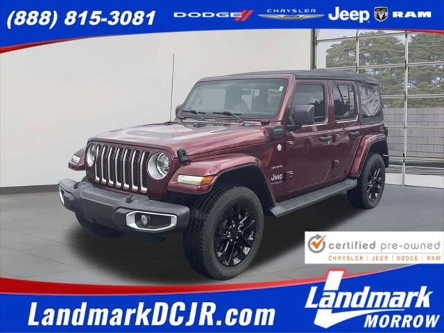 used 2021 Jeep Wrangler Unlimited 4xe car, priced at $33,402