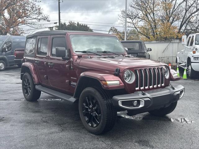 used 2021 Jeep Wrangler Unlimited 4xe car, priced at $33,402