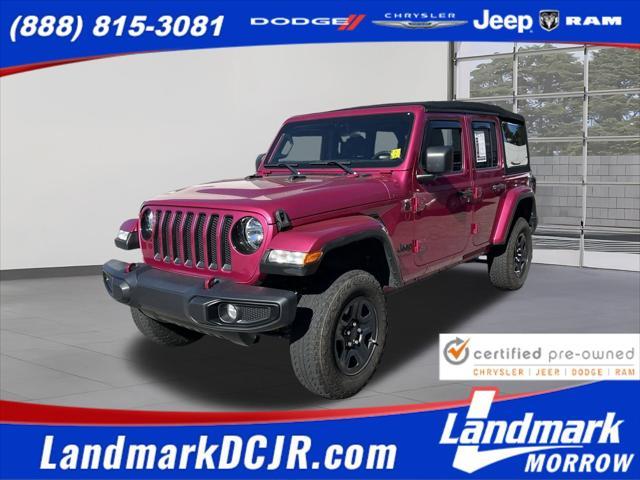 used 2022 Jeep Wrangler Unlimited car, priced at $28,977