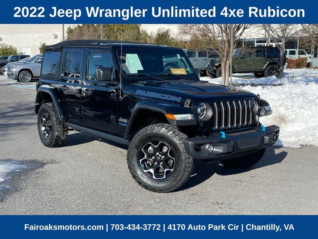 used 2022 Jeep Wrangler Unlimited 4xe car, priced at $32,340