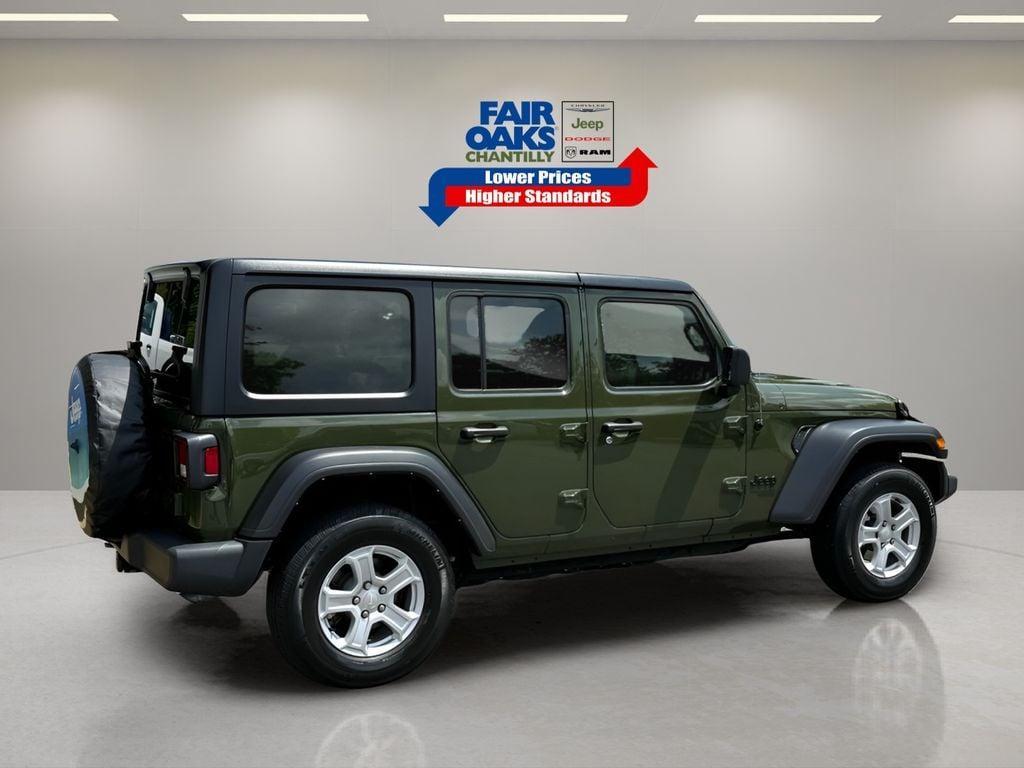 used 2021 Jeep Wrangler Unlimited car, priced at $33,500