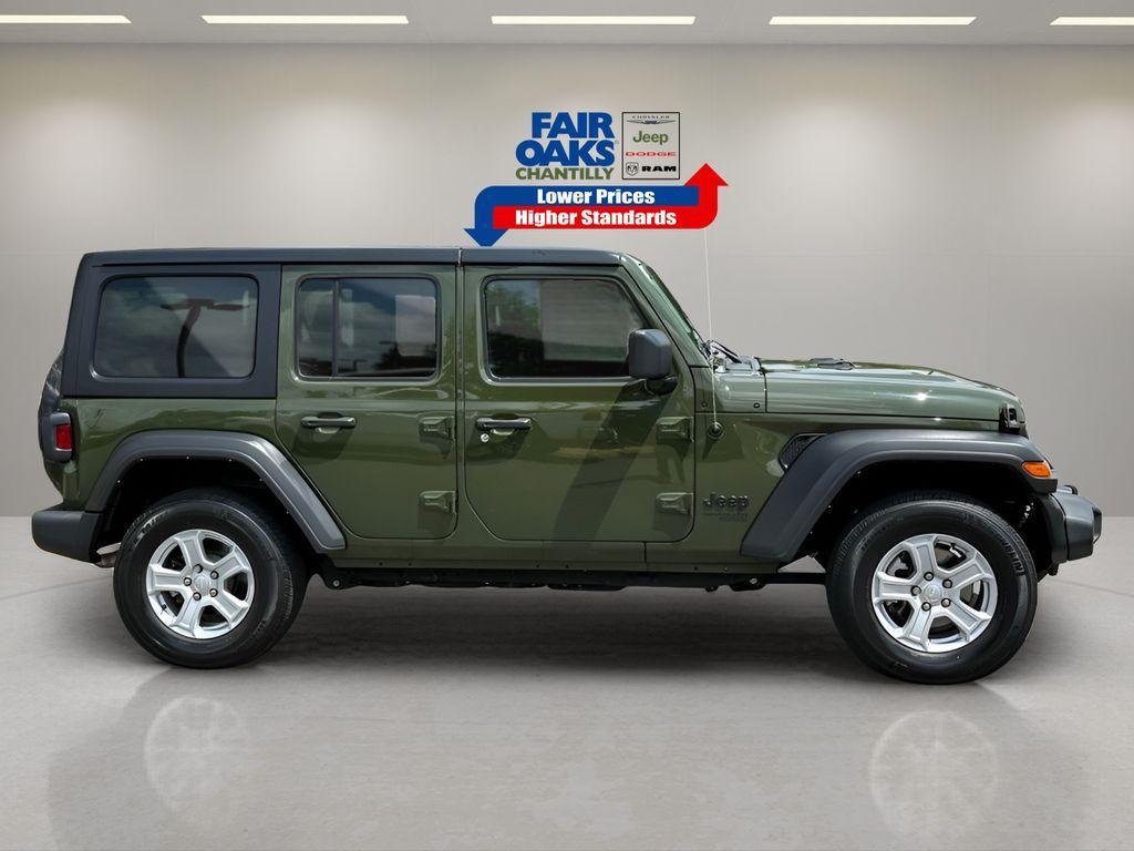 used 2021 Jeep Wrangler Unlimited car, priced at $33,500