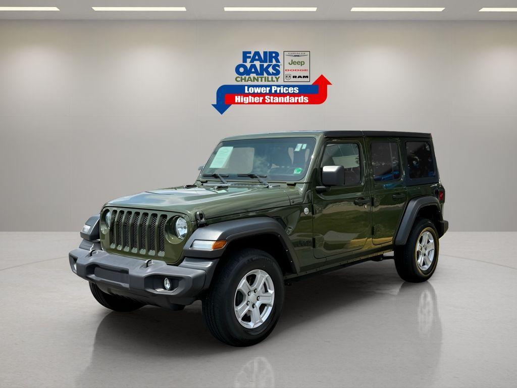 used 2021 Jeep Wrangler Unlimited car, priced at $33,500