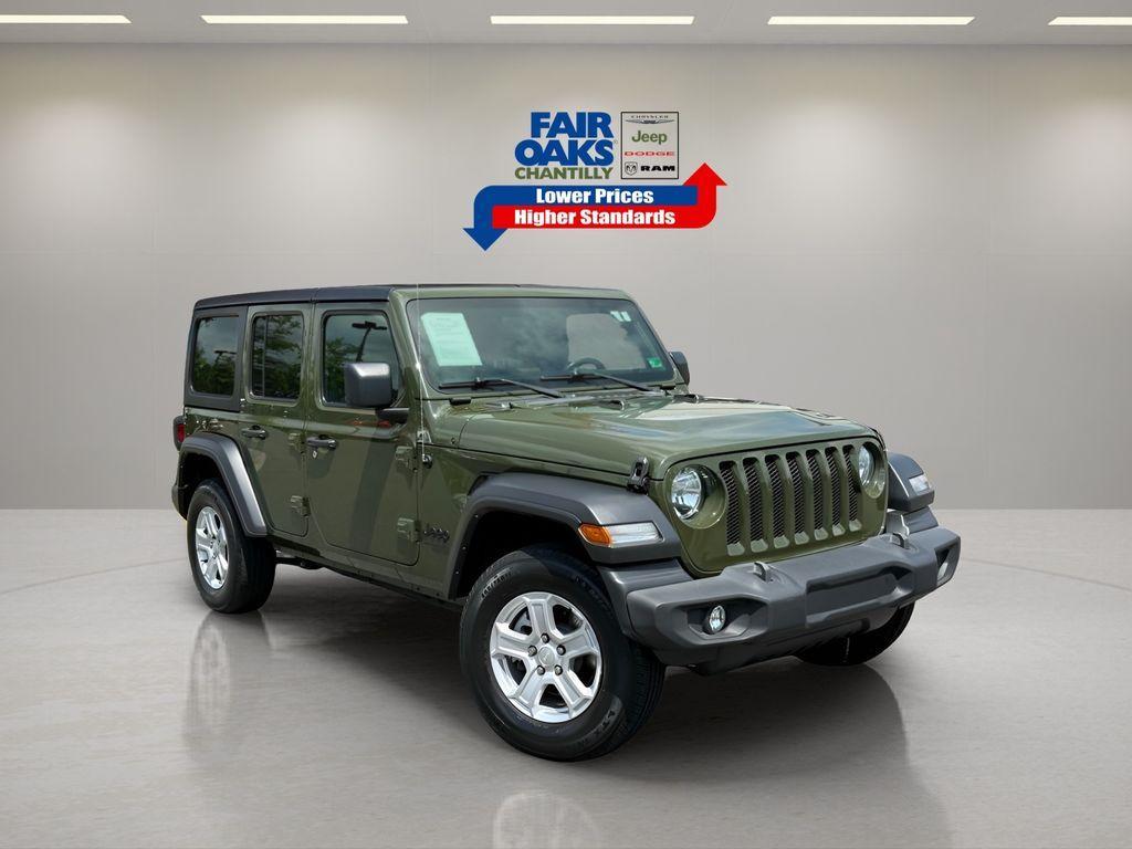 used 2021 Jeep Wrangler Unlimited car, priced at $33,500