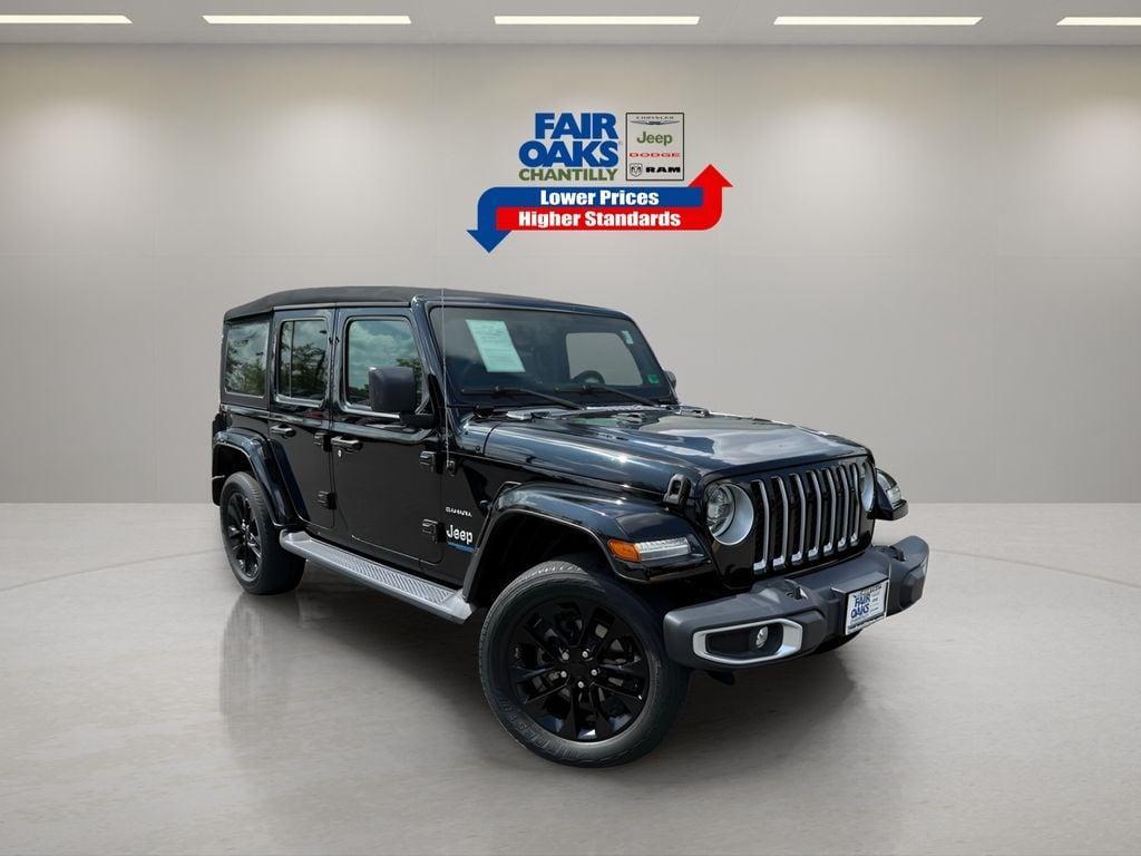used 2021 Jeep Wrangler Unlimited 4xe car, priced at $34,243