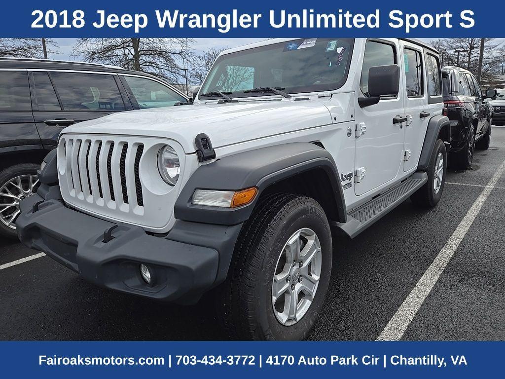 used 2018 Jeep Wrangler Unlimited car, priced at $24,000