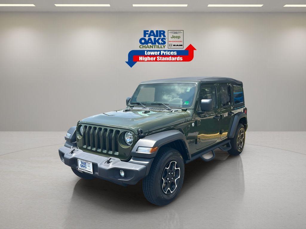 used 2021 Jeep Wrangler Unlimited car, priced at $31,033
