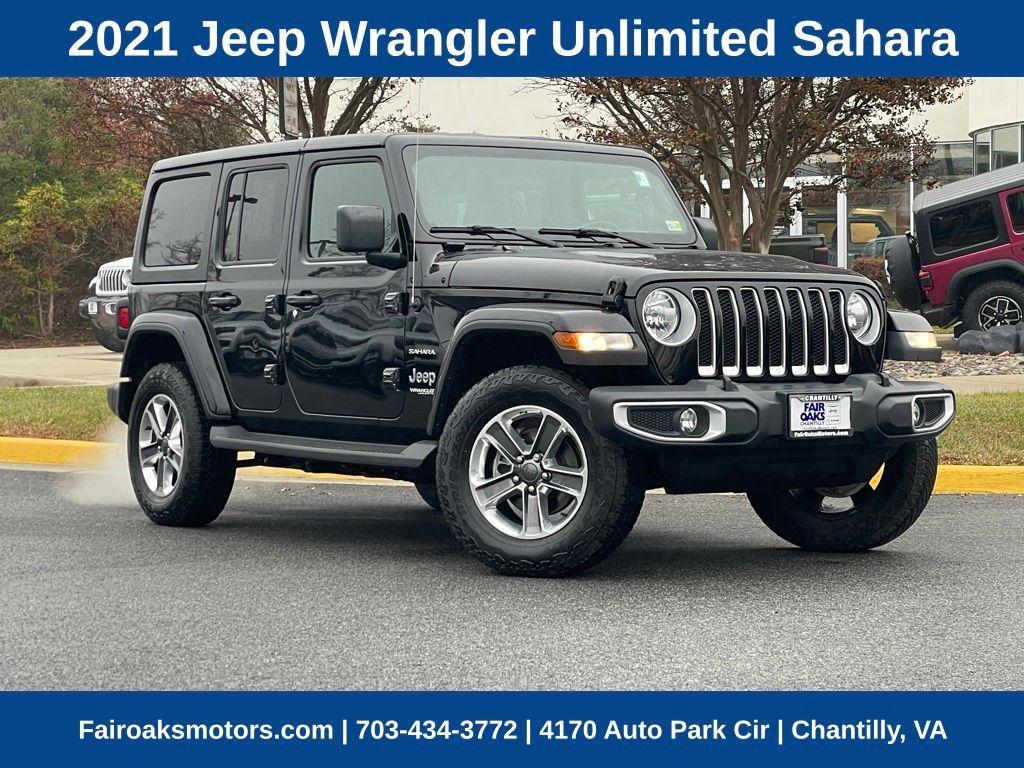 used 2021 Jeep Wrangler Unlimited car, priced at $31,392