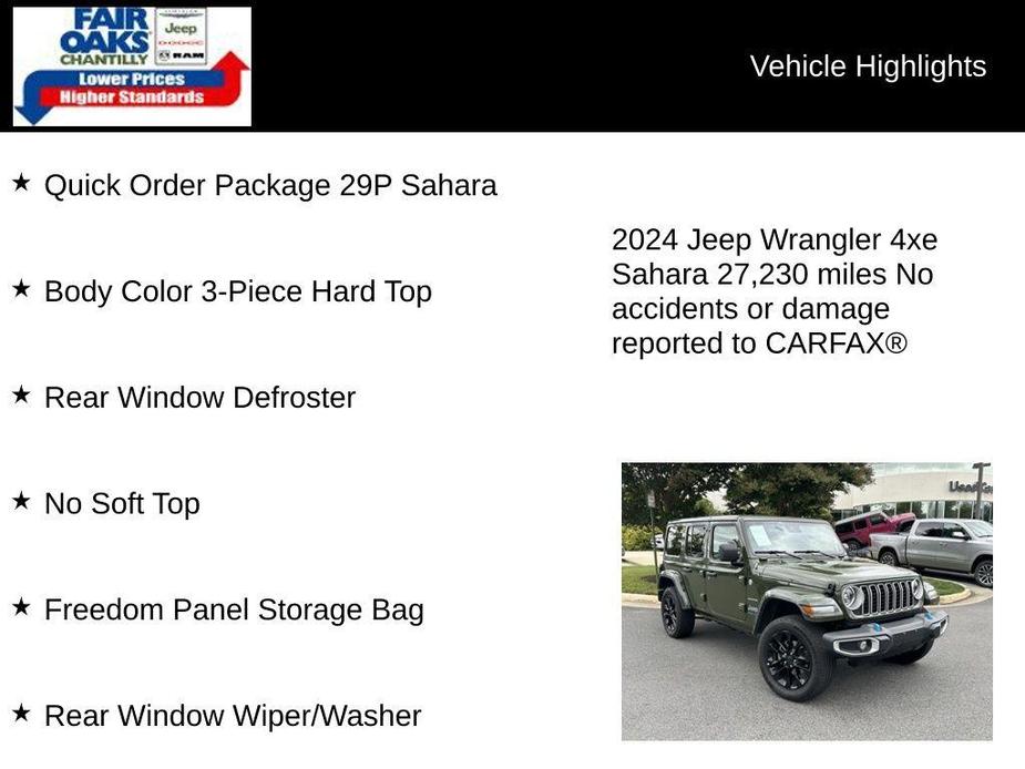 used 2024 Jeep Wrangler 4xe car, priced at $39,983