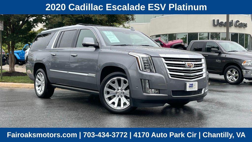 used 2020 Cadillac Escalade ESV car, priced at $42,247