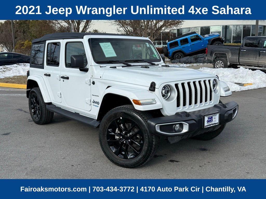 used 2021 Jeep Wrangler Unlimited 4xe car, priced at $31,118