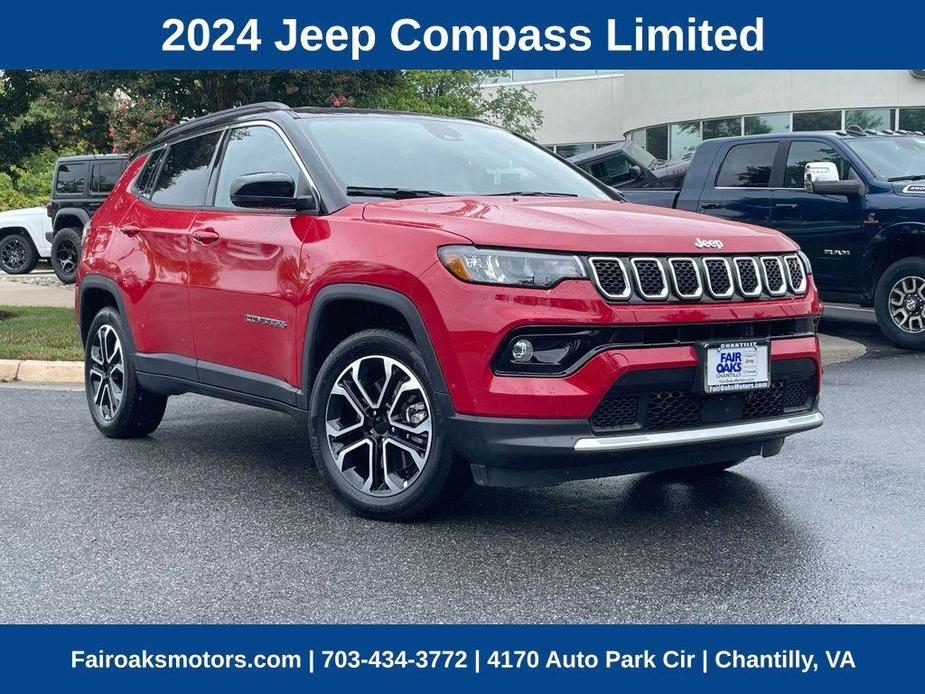 used 2024 Jeep Compass car, priced at $25,487