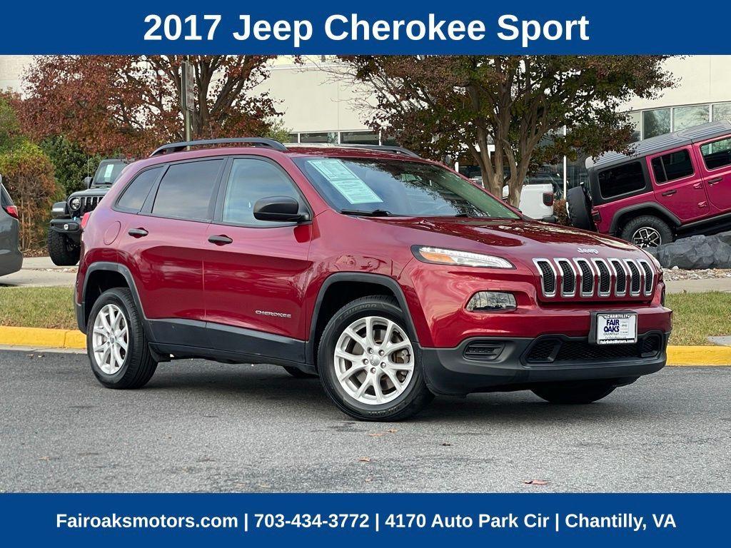 used 2017 Jeep Cherokee car, priced at $11,465