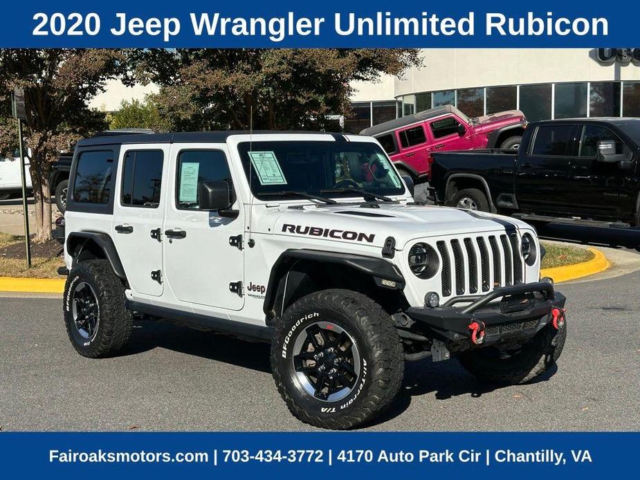 used 2020 Jeep Wrangler Unlimited car, priced at $33,186