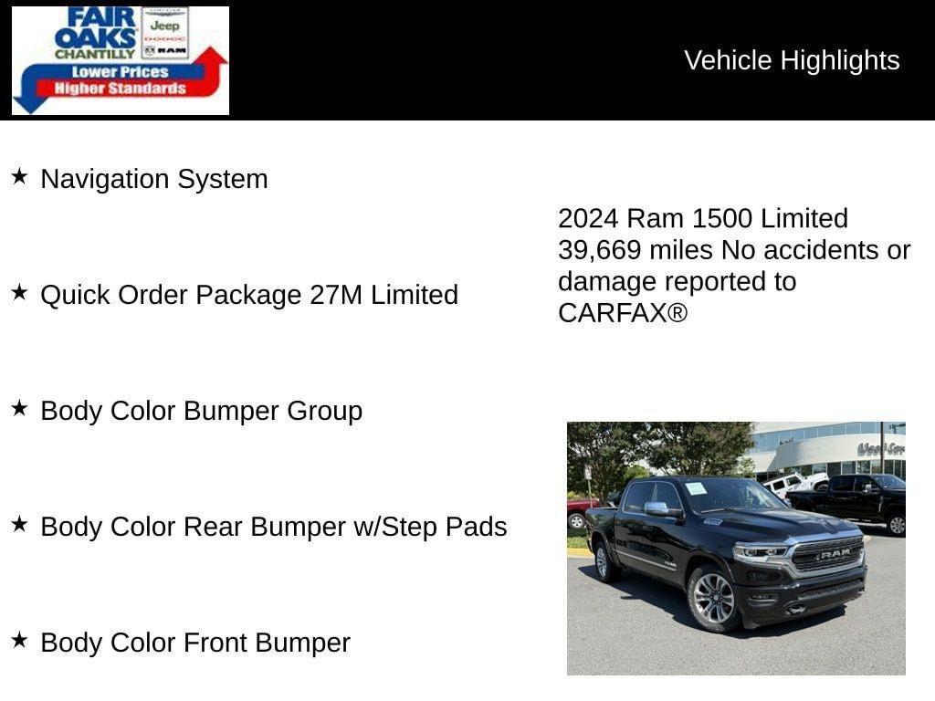 used 2024 Ram 1500 car, priced at $51,107