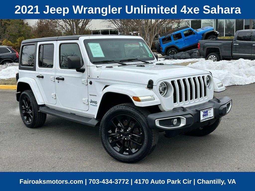 used 2021 Jeep Wrangler Unlimited 4xe car, priced at $30,015