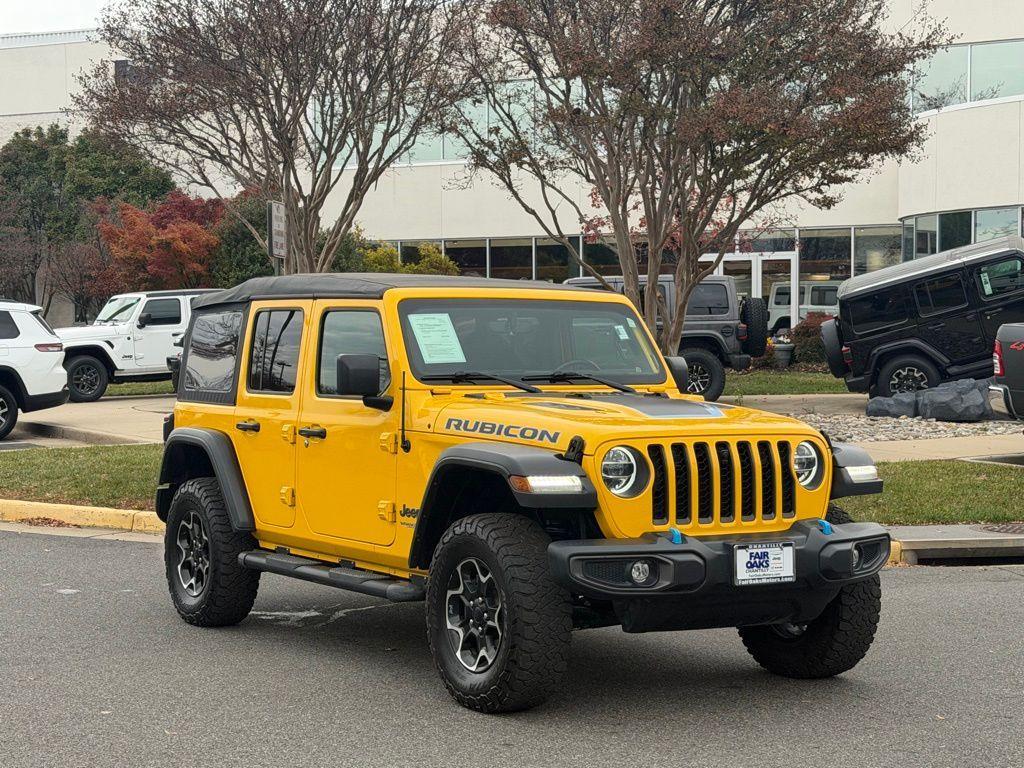 used 2021 Jeep Wrangler Unlimited 4xe car, priced at $31,500