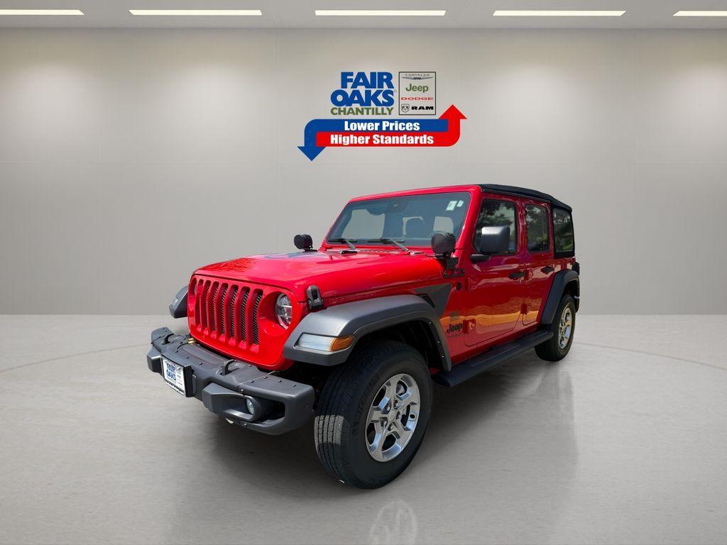 used 2021 Jeep Wrangler Unlimited car, priced at $34,347