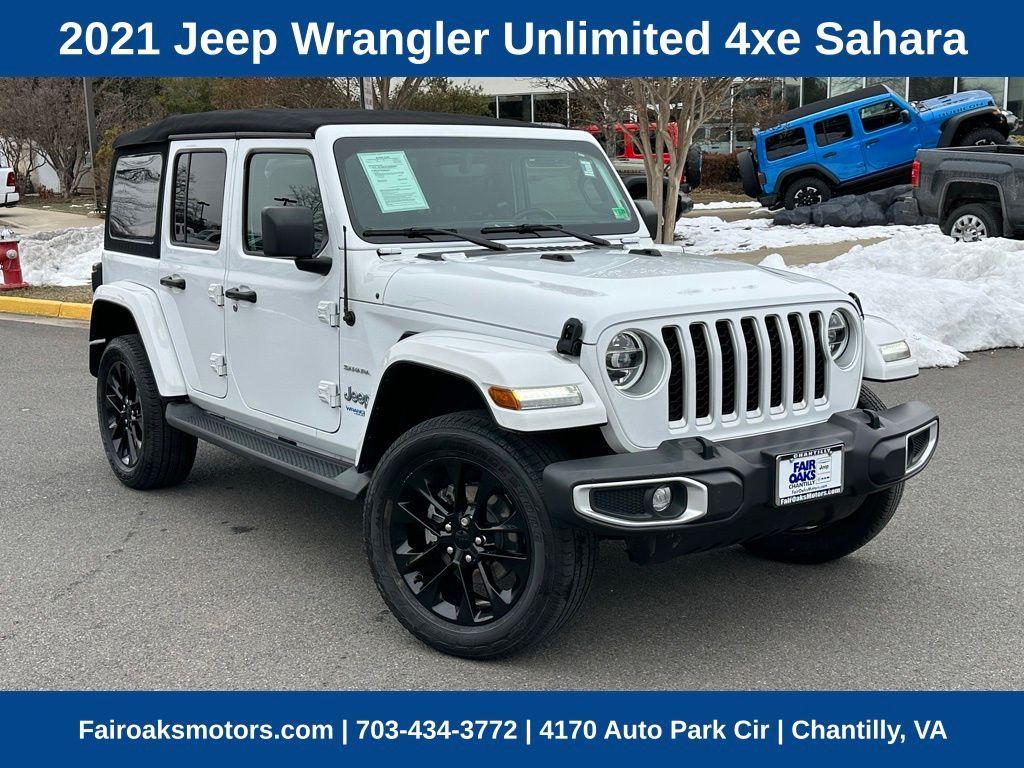 used 2021 Jeep Wrangler Unlimited 4xe car, priced at $30,847