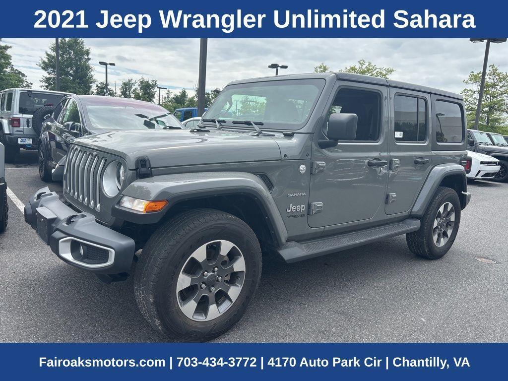 used 2021 Jeep Wrangler Unlimited car, priced at $30,551
