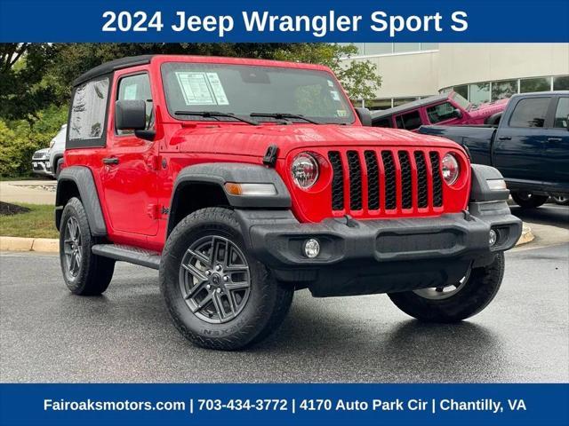 used 2024 Jeep Wrangler car, priced at $34,231