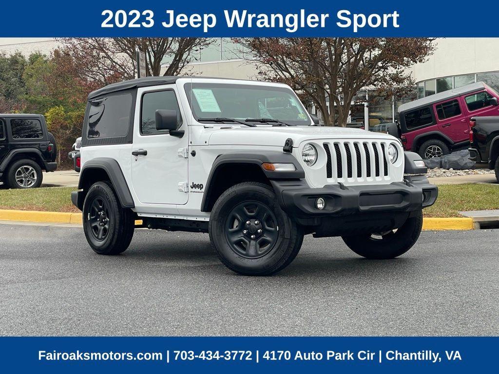 used 2023 Jeep Wrangler car, priced at $26,728