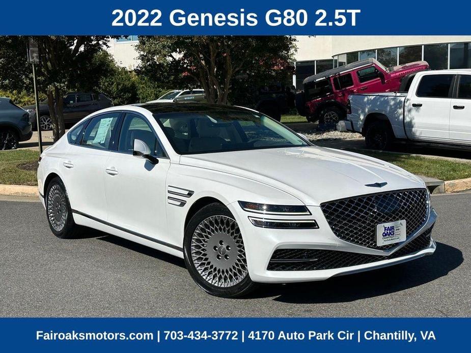 used 2022 Genesis G80 car, priced at $33,903