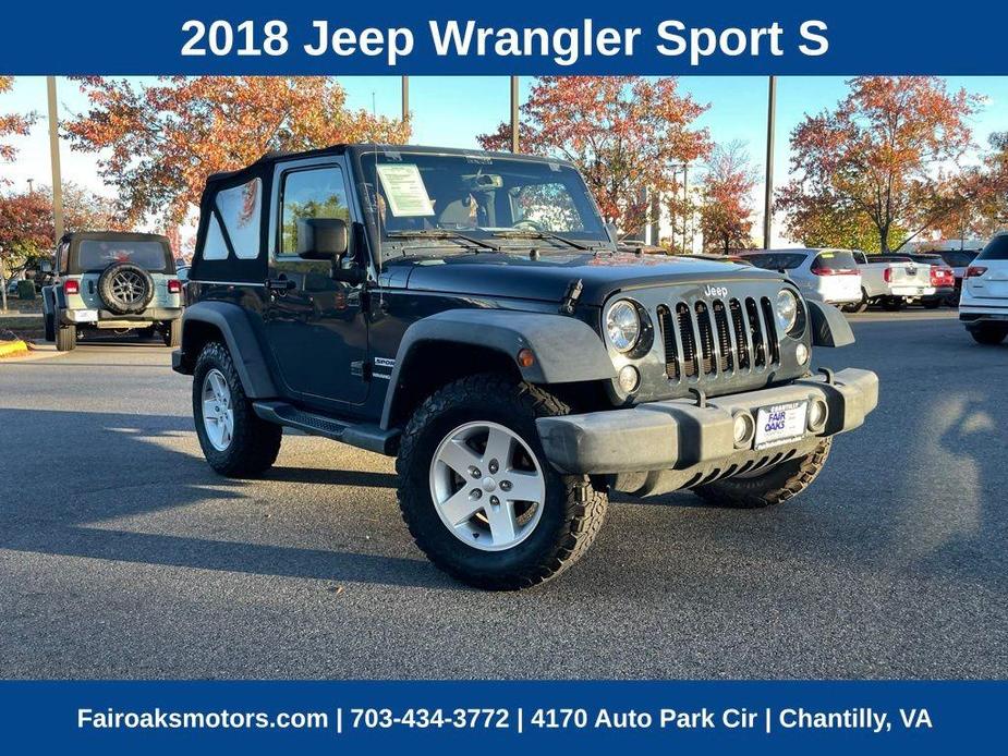 used 2018 Jeep Wrangler JK car, priced at $19,845