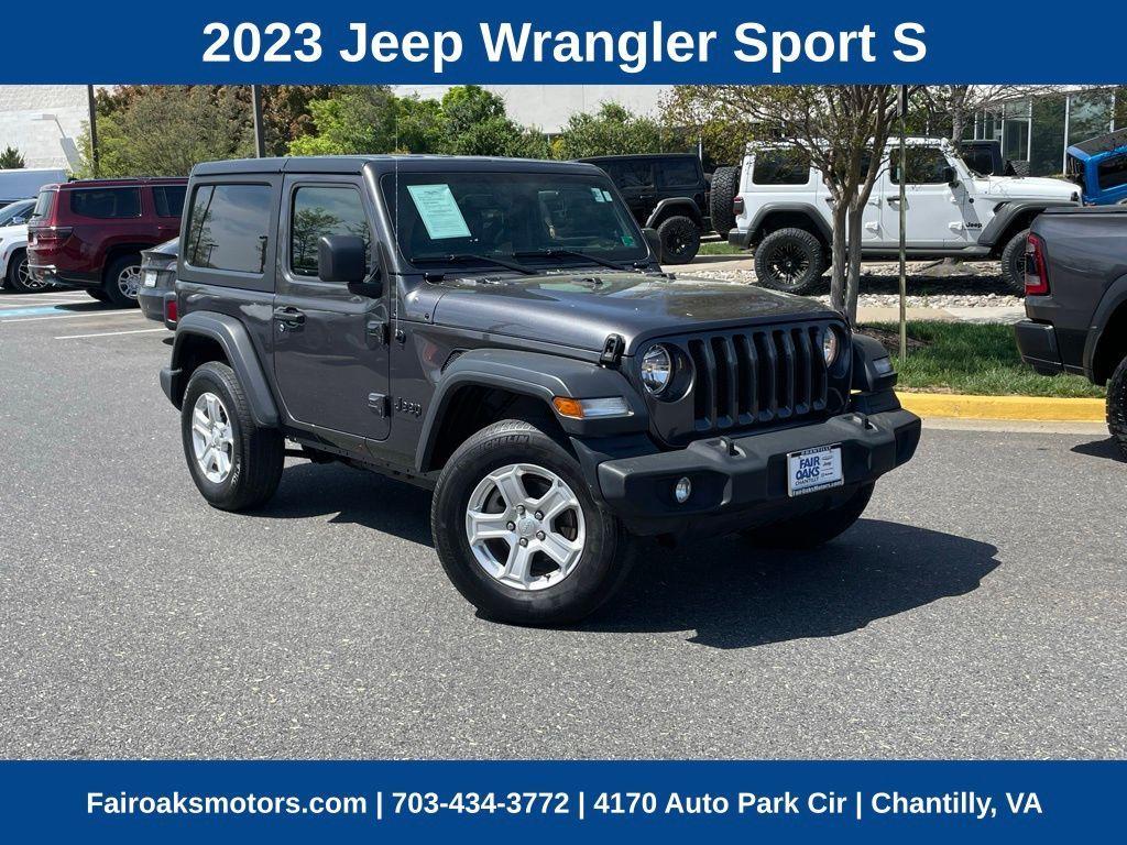 used 2023 Jeep Wrangler car, priced at $29,630