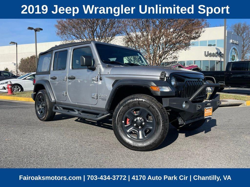 used 2019 Jeep Wrangler Unlimited car, priced at $26,649