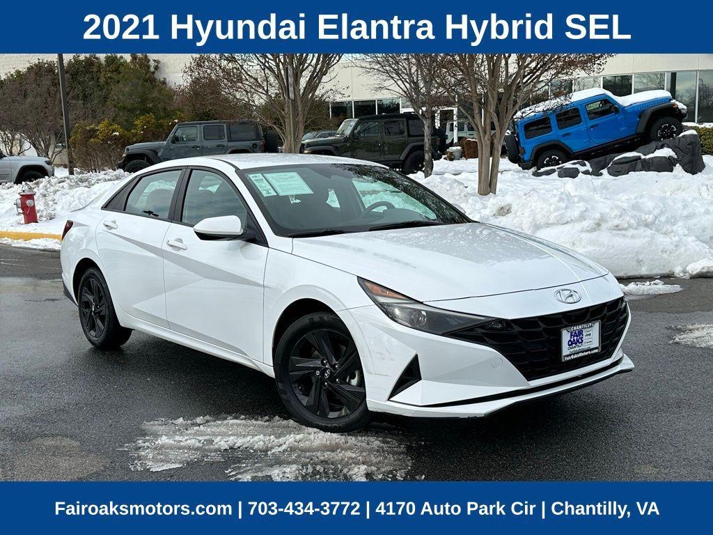 used 2021 Hyundai ELANTRA HEV car, priced at $13,892