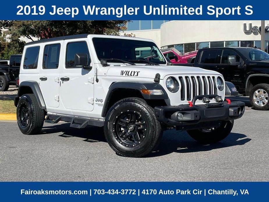 used 2019 Jeep Wrangler Unlimited car, priced at $21,739